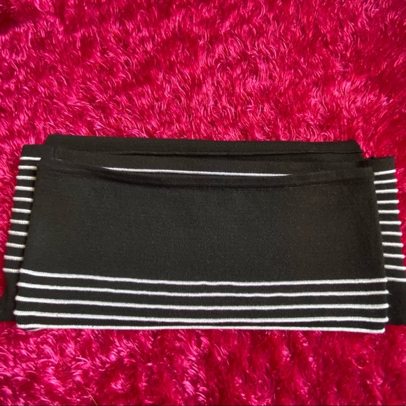 Black and White Stripped Bandage Mini Dress Top Skirt Size XS - Picture 9 of 10